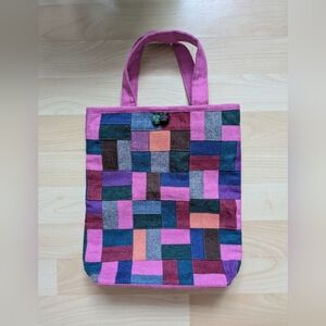 Patchwork Tote Bag - Multicolor